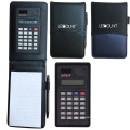 Кожаный ноутбук с калькулятором и памяткой (LC801)